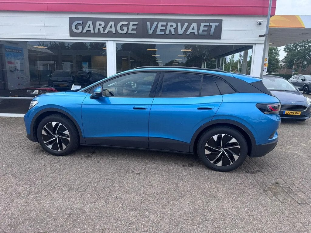 Volkswagen ID.4 Pro Business 77 kWh € 38.950,00, Automaat, Gebruikt, Blauw, Leder en Stof