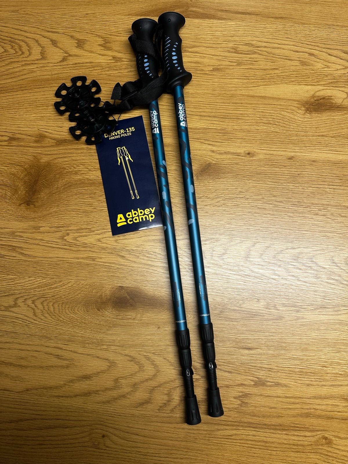 Abbey Camp Denver-135 Anti-Shock Wandelstokken, Ophalen of Verzenden, Nieuw, Wandelstok