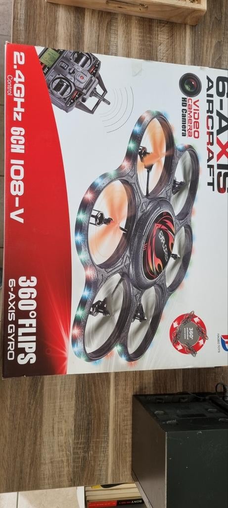 Drone 6 axis, Hobby en Vrije tijd, Modelbouw | Radiografisch | Helikopters en Quadcopters, Ophalen of Verzenden, Nieuw