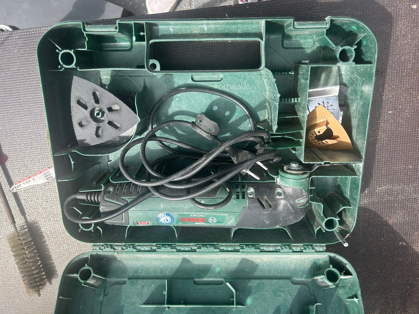 Bosch Multitool PMF 180 E in koffer, Ophalen of Verzenden, Gebruikt, Multitool, Bosch