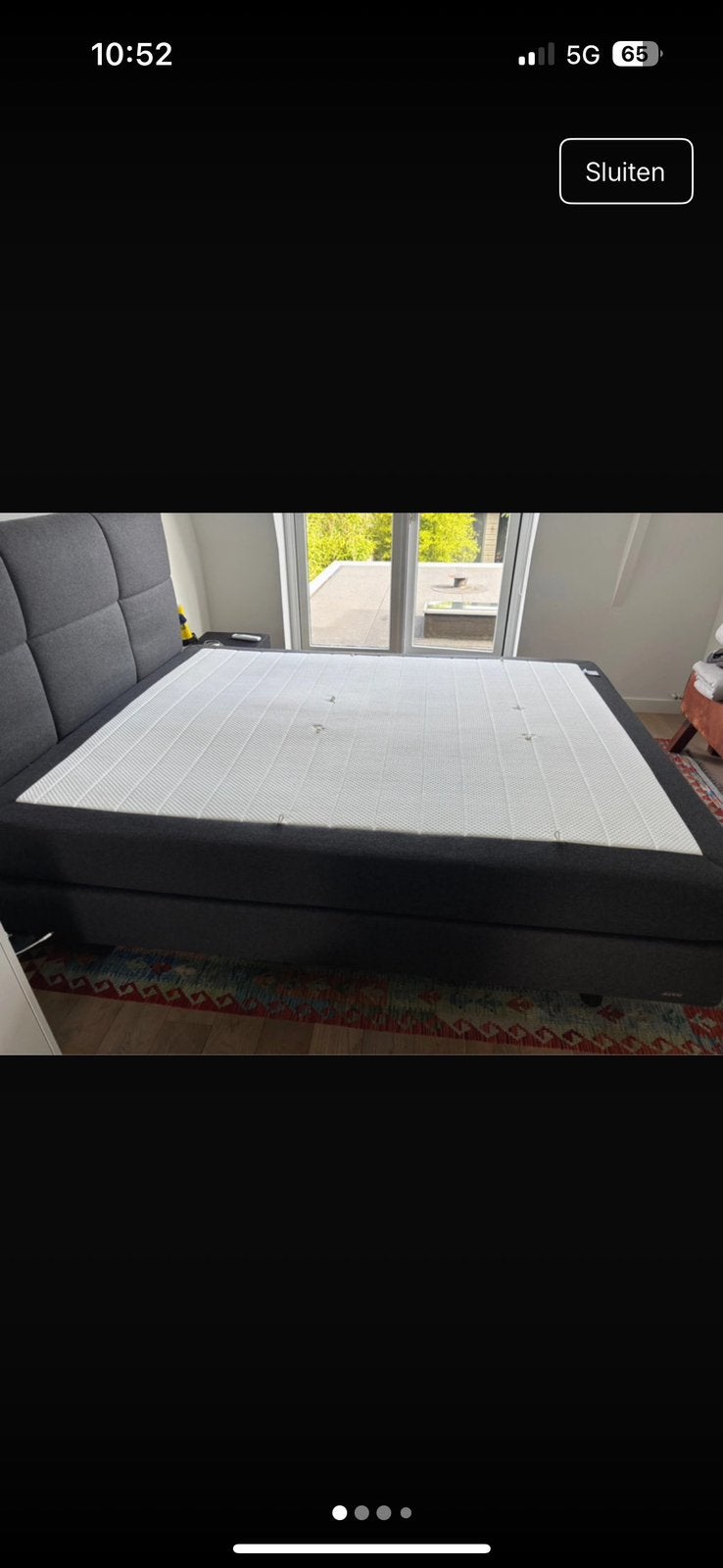 Matras auping de luxe te koop 180x220, Huis en Inrichting, Ophalen, Tweepersoons, Zo goed als nieuw, Matras