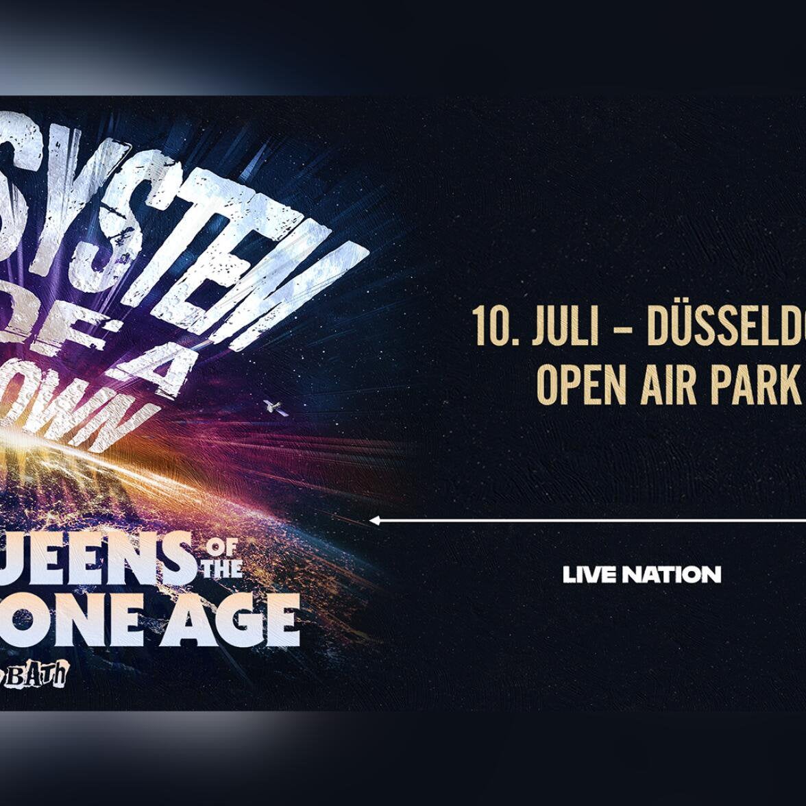 System of a Down Düsseldorf 10 Juli, General Admossion Fromt, Tickets en Kaartjes, Eén persoon, Juli, Hard Rock of Metal