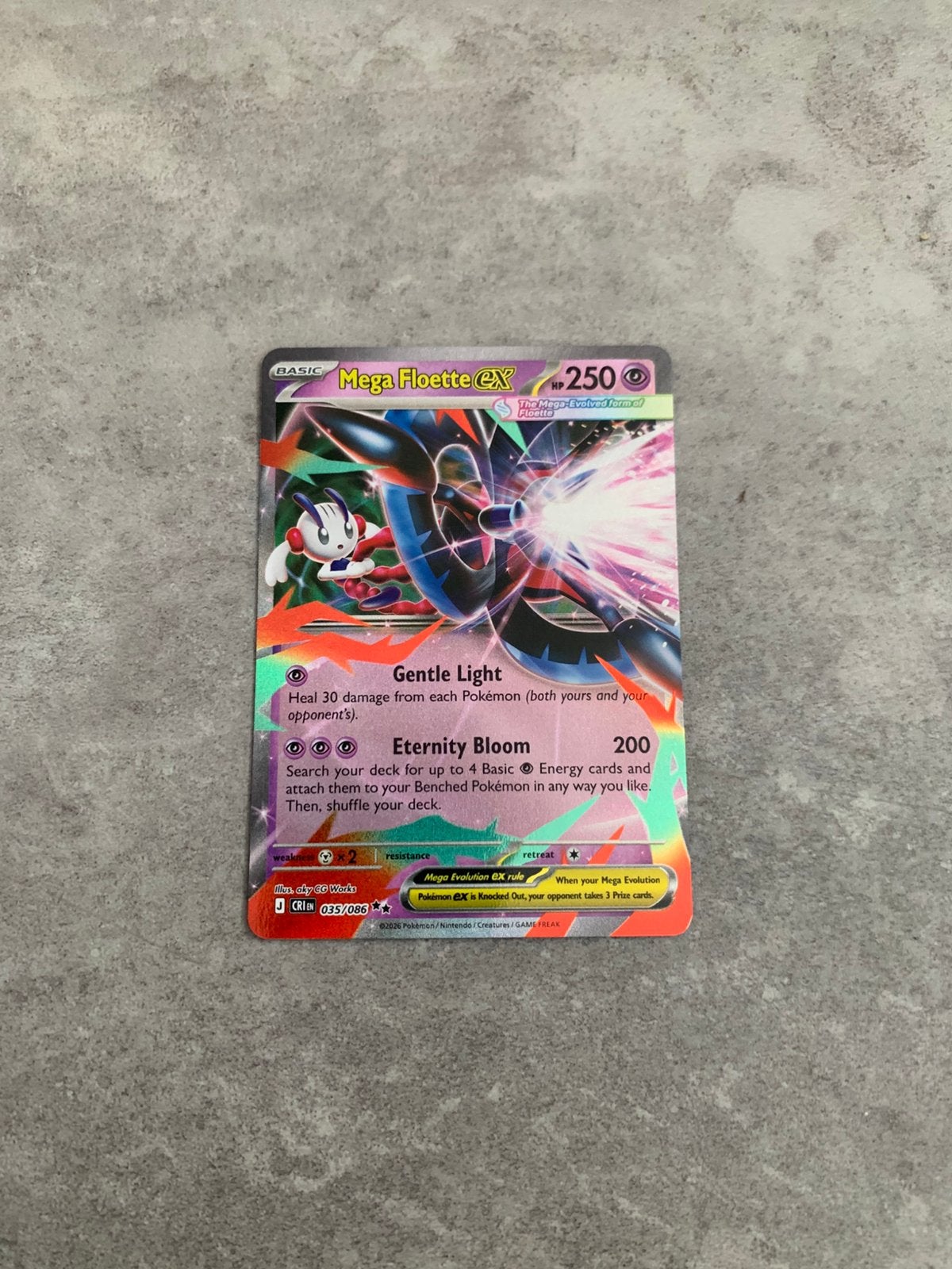 Mega floette EX, Ophalen, Zo goed als nieuw