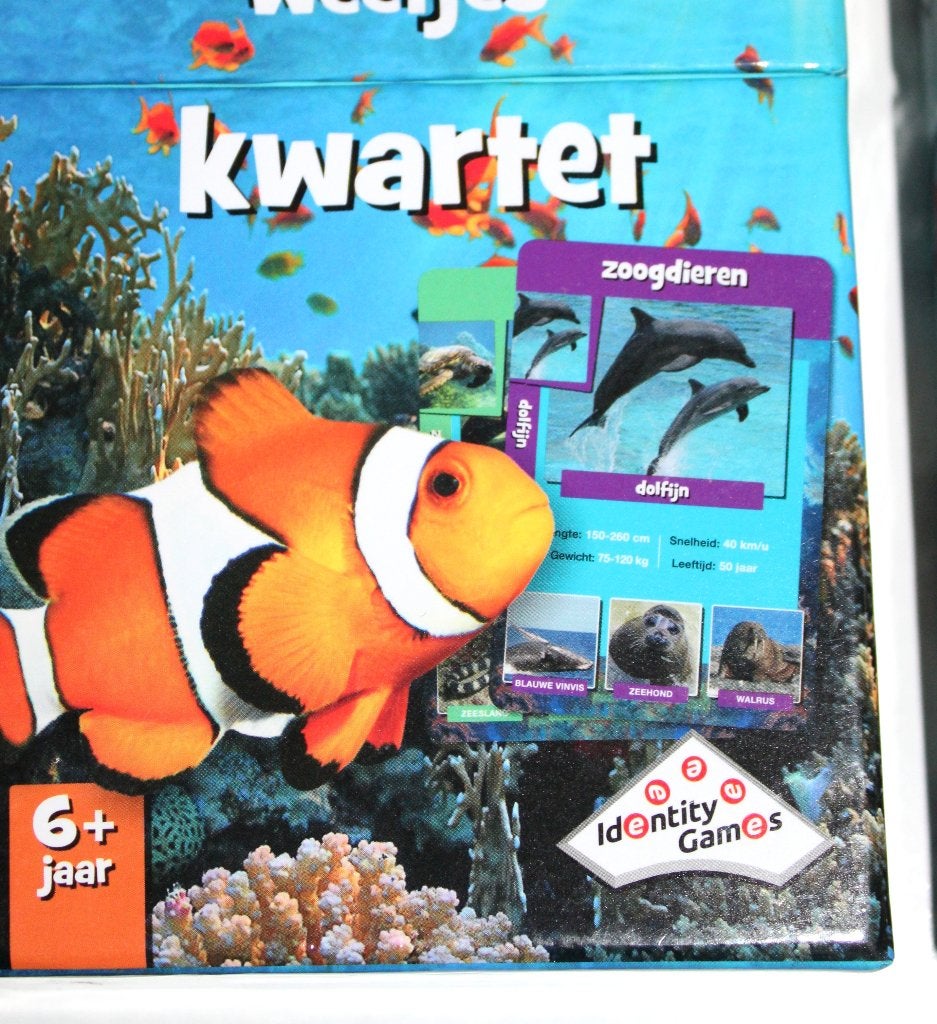 Identity Games Sealife Weetjes kwartet 2-4 spelers (6+), Een of twee spelers, Ophalen of Verzenden, Nieuw, Identity Games International BV