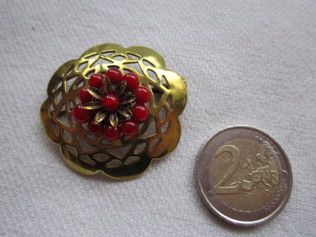 29.   Heel aparte oude broche,, Sieraden, Tassen en Uiterlijk, Antieke sieraden, Ophalen, Overige materialen, Broche