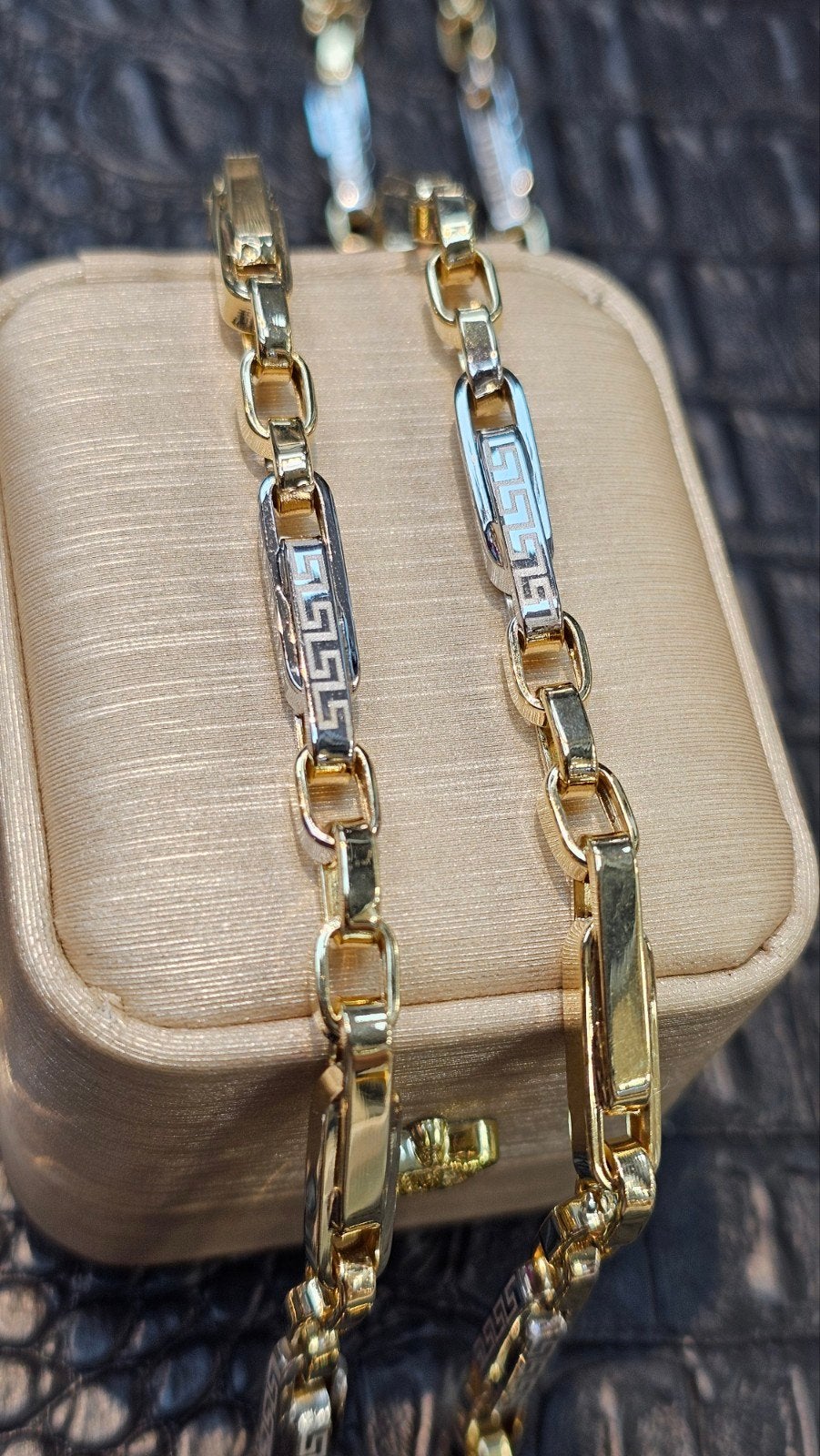 Prachtige 14k gouden ketting met armband 68cm, Ophalen of Verzenden, Nieuw, Goud, Goud