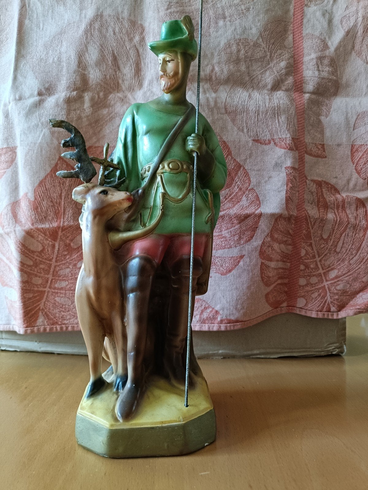beeld van Sint Hubertus zie foto's, Ophalen of Verzenden, Zo goed als nieuw, Mens