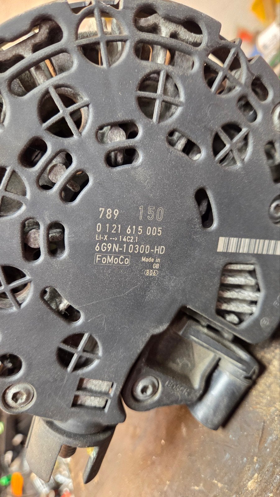 Dynamo V70 - Bosch 0 121 615 005 - Gebruikt, Ophalen of Verzenden, Gebruikt, Volvo
