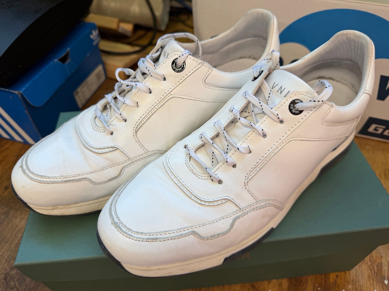 Van Lier Positano sneakers maat 44, Ophalen of Verzenden, Gedragen, Wit, Sneakers of Gympen