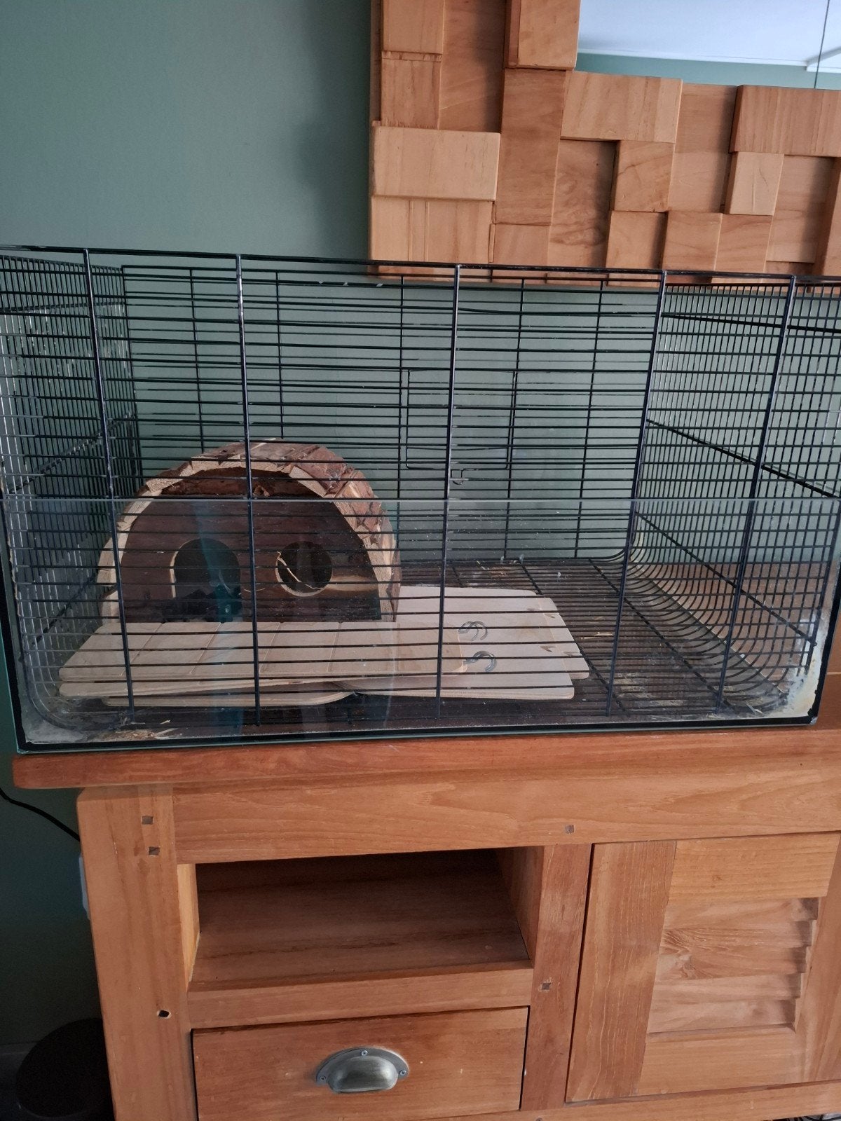 Hamsterkooi met toebehoren, Dieren en Toebehoren, Ophalen, Gebruikt