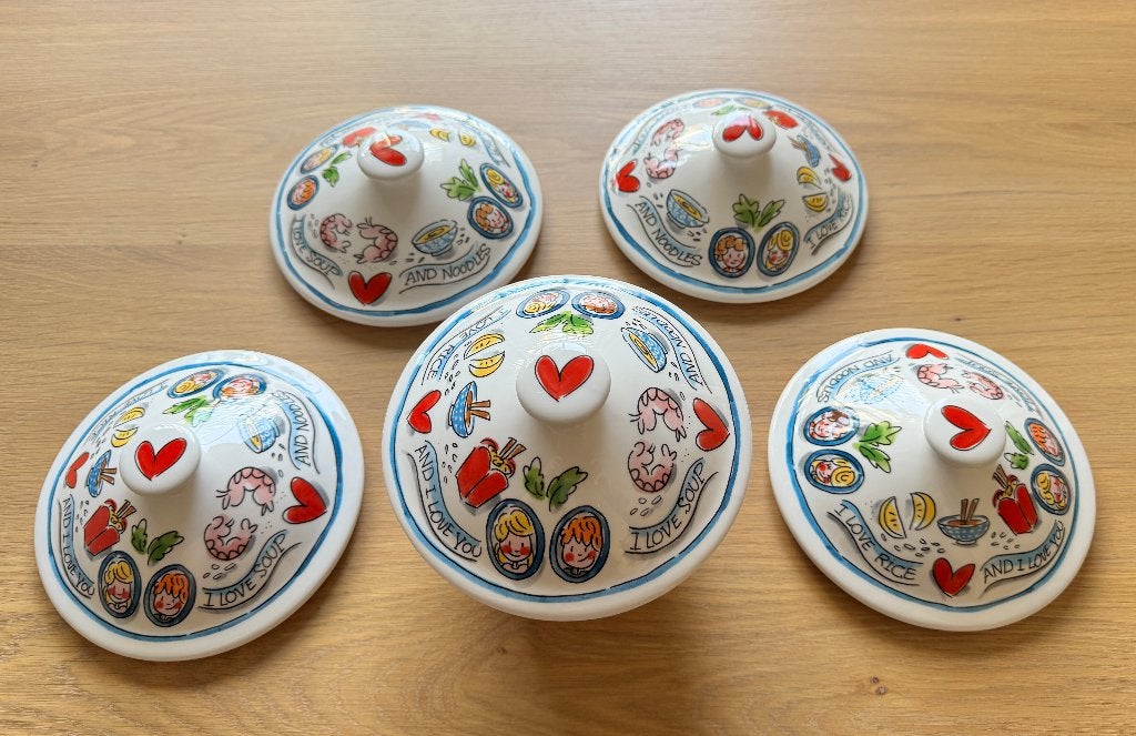 Blond Amsterdam "From Asia With Love" deksels 5 stuks, Ophalen, Aziatisch, Overige typen, Nieuw