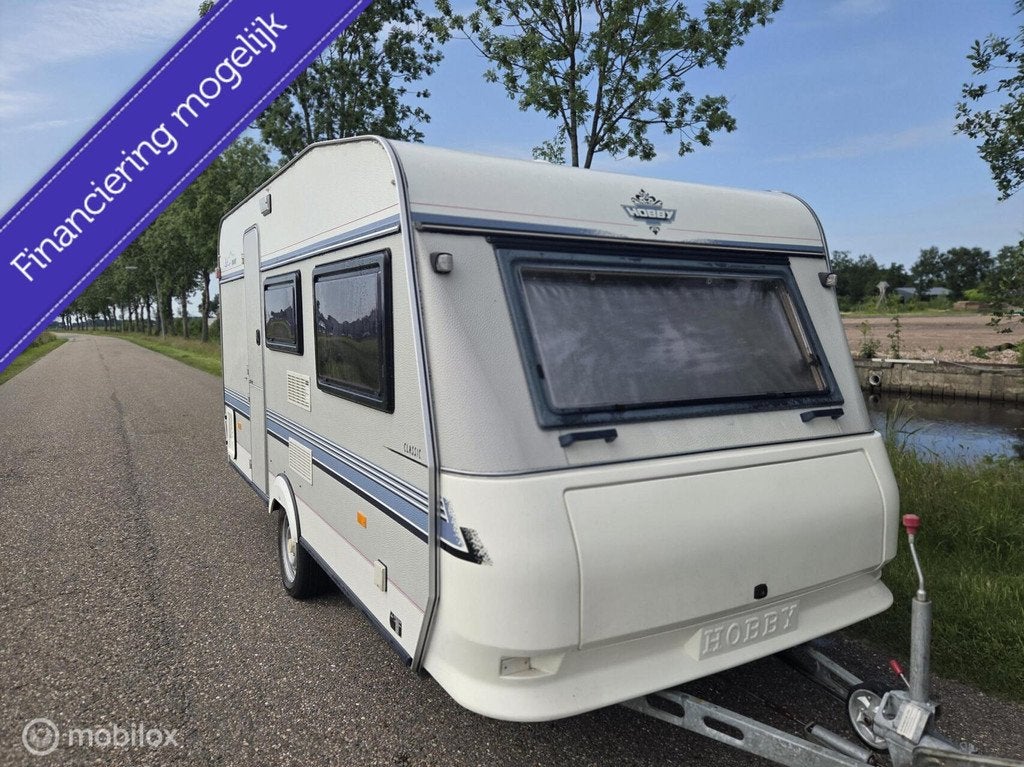 Hobby 420 voortent luifel inruil mogelijk, Caravans en Kamperen, Caravans, Hobby, Bedrijf, 750 - 1000 kg, Koelkast