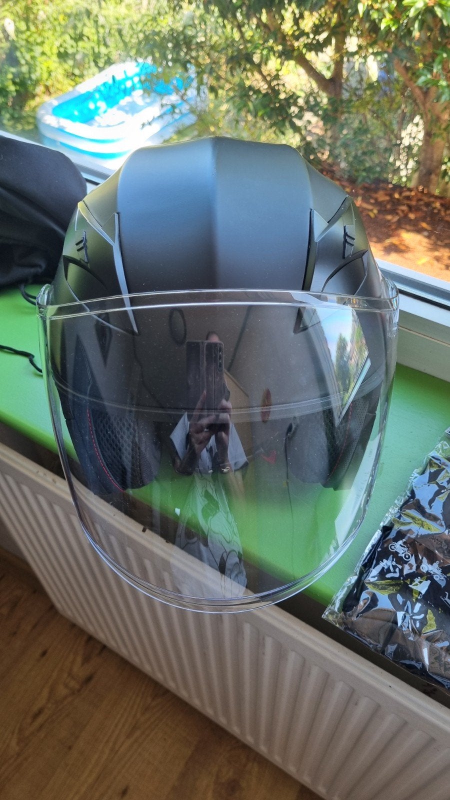 Scooter helm maat s, Ophalen, Zo goed als nieuw, Small, Vinz Helmets
