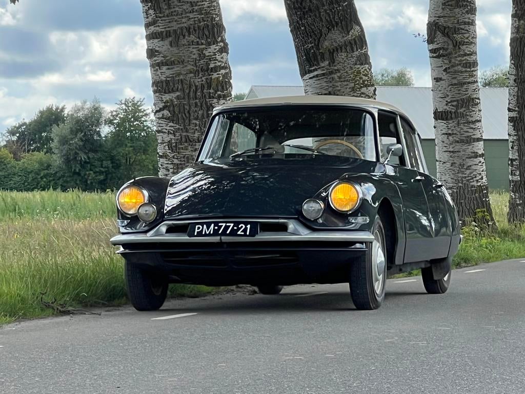 Citroën ID19 1962 1e neus ongerestaureerd, Auto's, Voorwielaandrijving, Stof, Citroën, Handgeschakeld