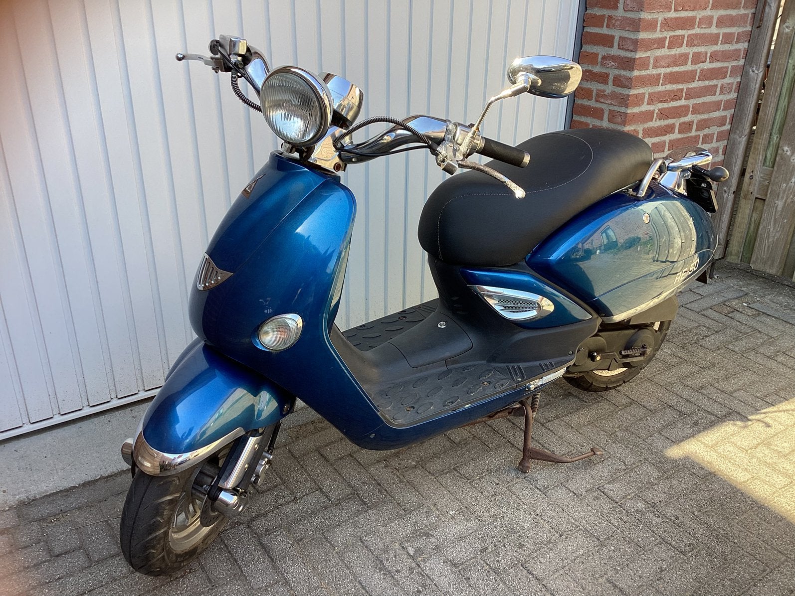 Turbho RE 50 snorscooter bj 2017, Ophalen, Gebruikt, Benzine, Maximaal 25 km/u