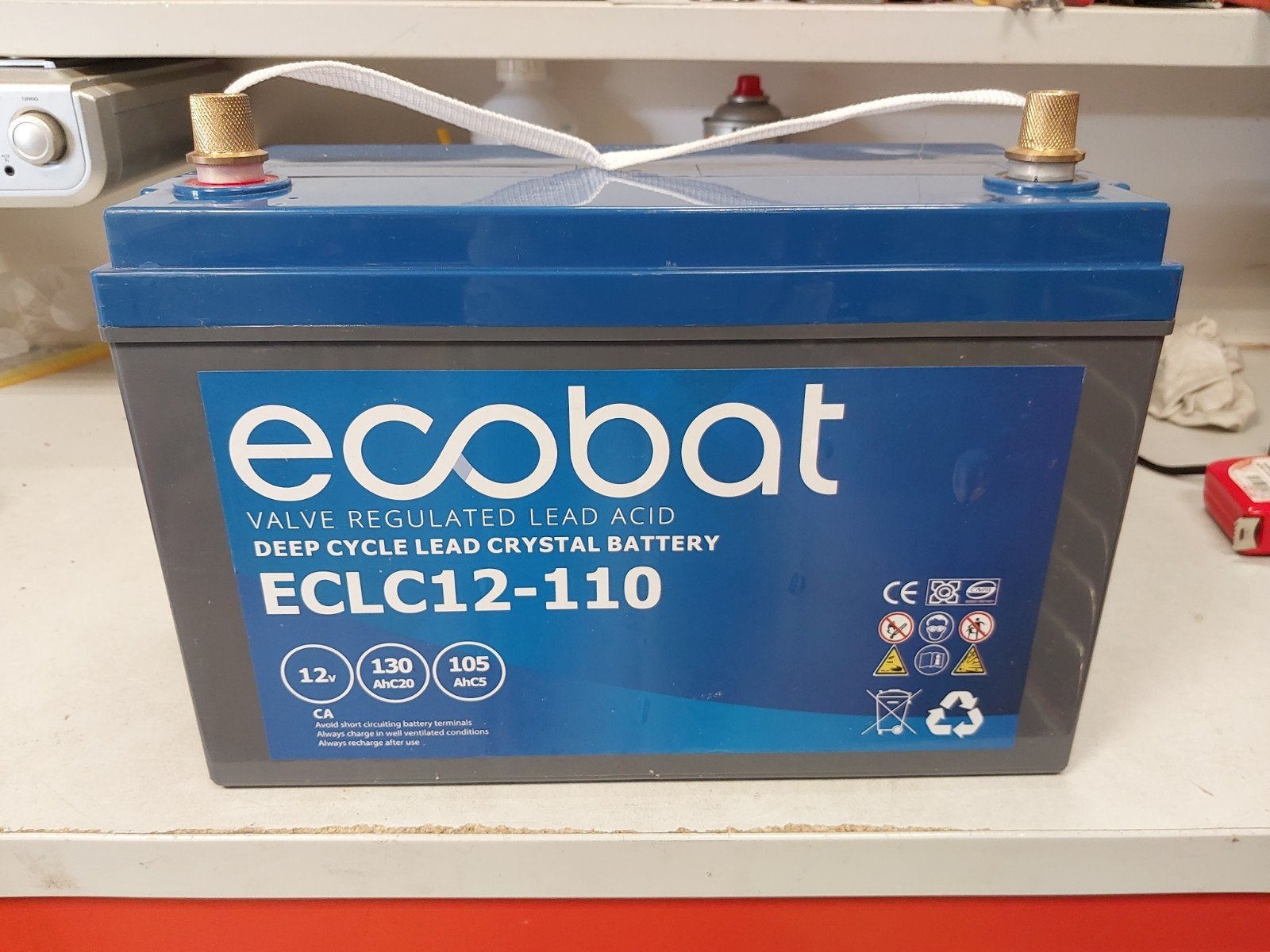 Ecobat Deep Cycle 12V-110AH accu, Auto-onderdelen, Ophalen of Verzenden, Nieuw