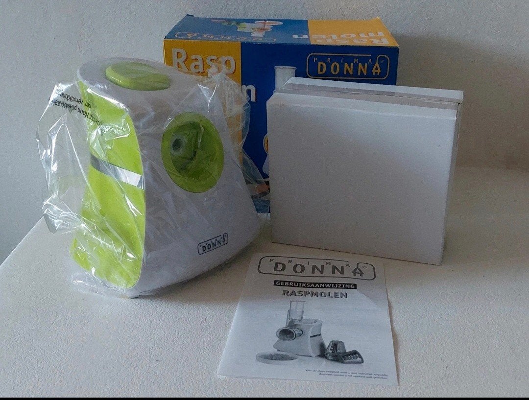 Prima Donna Raspmolen - Nieuw in doos, nooit gebruikt, Minder dan 1 liter, Ophalen of Verzenden, Nieuw, 1 snelheid