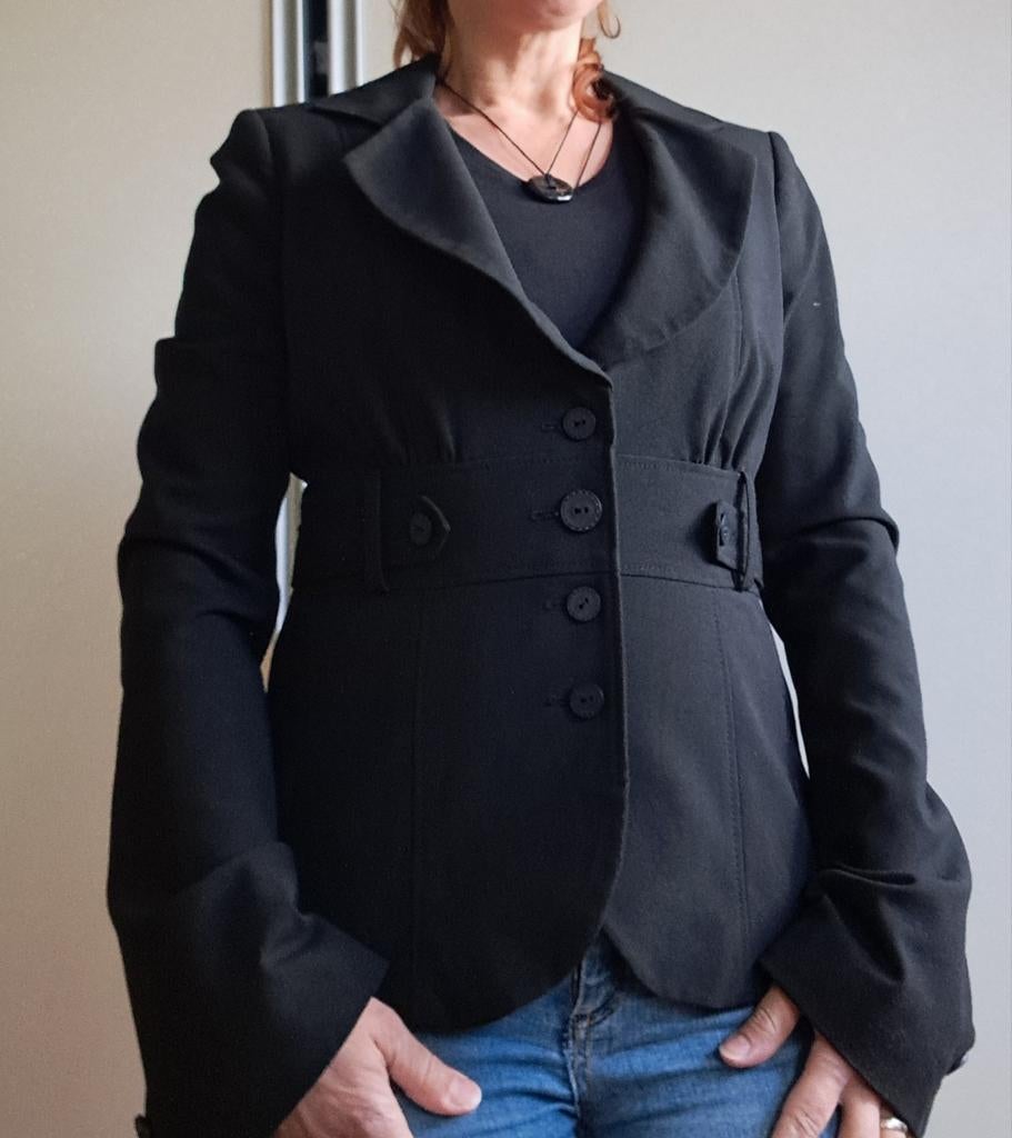 Zwart colbert jasje. Maat: S, Merk: Watcher., Zwart, Ophalen of Verzenden, Zo goed als nieuw, Jasje