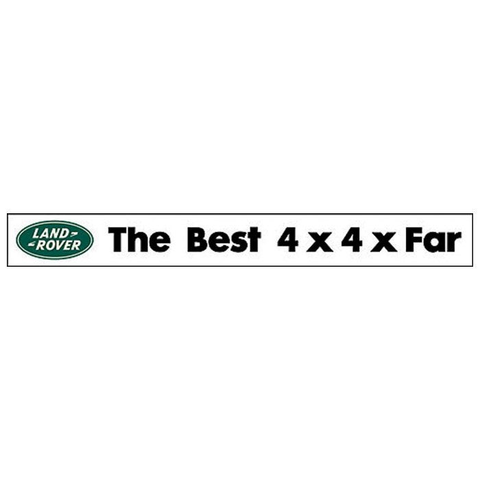 Land Rover sticker The Best 4x4xFar, Ophalen of Verzenden, LR, LR, LR