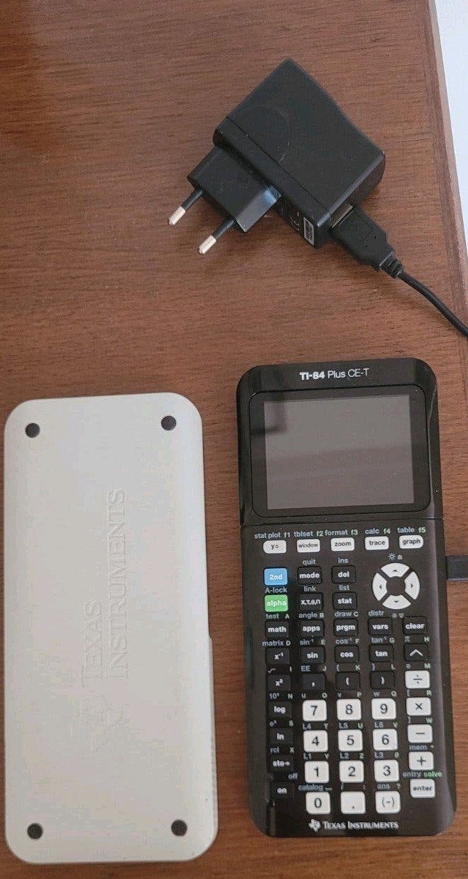 Texas Instruments TI-84 Plus CE-T grafische rekenmachine, Ophalen of Verzenden, Grafische rekenmachine, Zo goed als nieuw