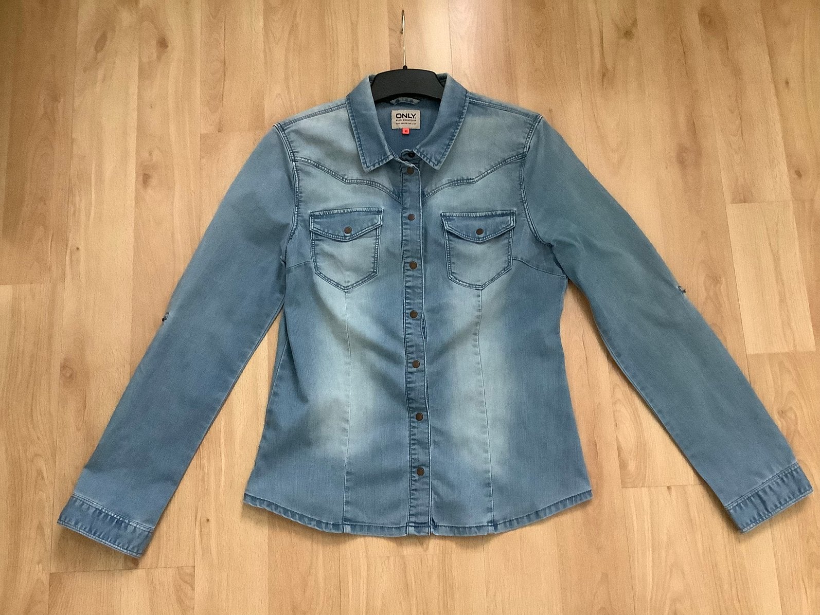 Only spijkerblouse - Maat M, Kleding | Dames, Ophalen of Verzenden, Zo goed als nieuw, Maat 38/40 (M)