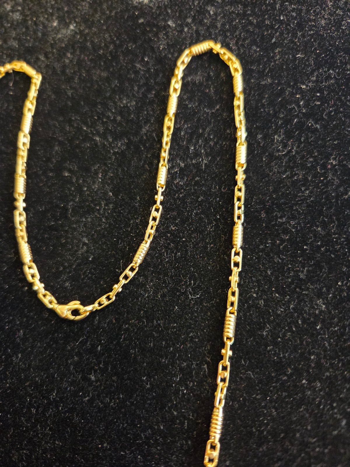 14 k gouden monte carlo ketting 16,1 gram 60 cm, Ophalen of Verzenden, Nieuw, Goud, Goud