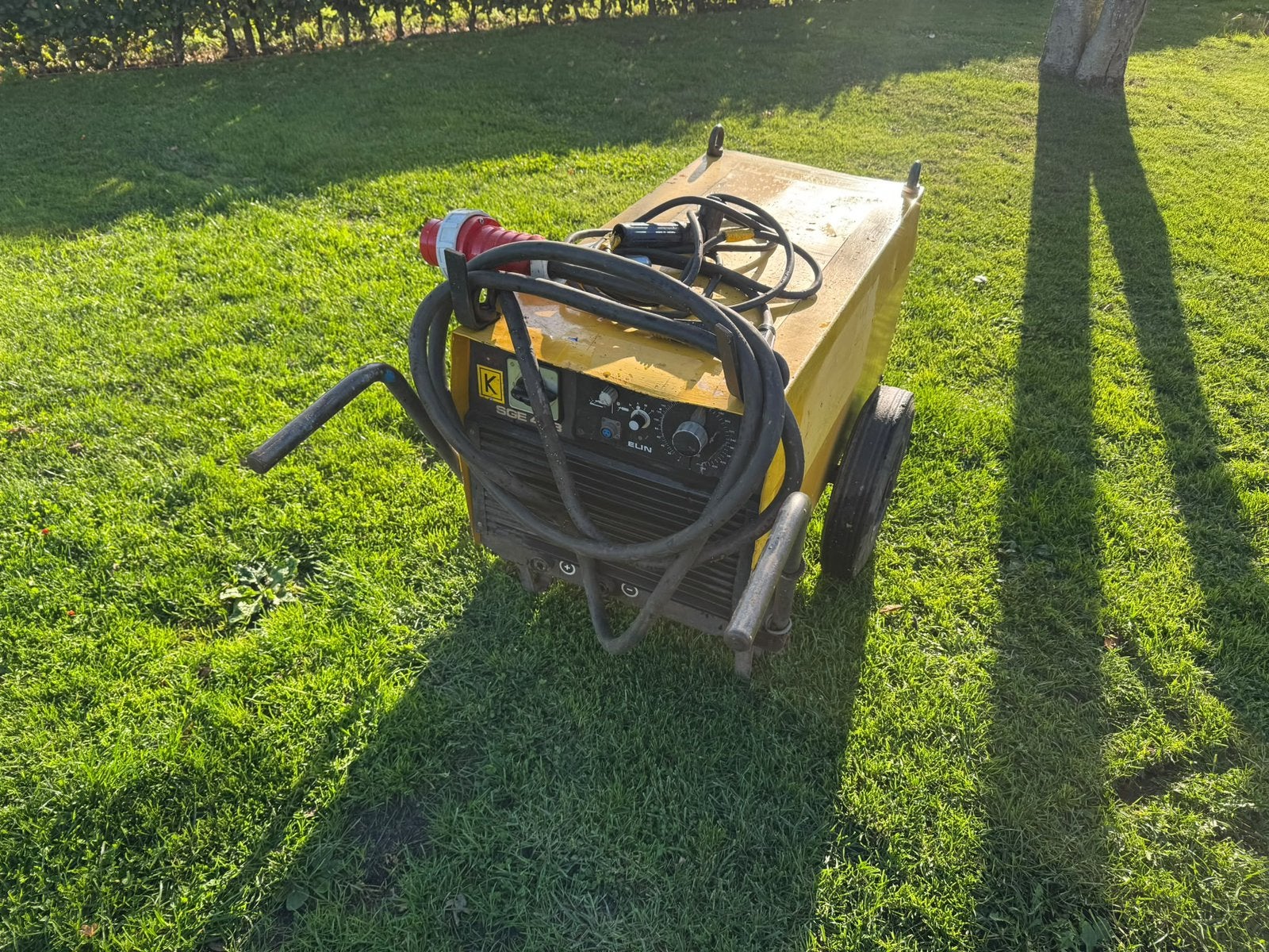 Elin sge 453 Las elektrode zwaar lasapparaat 380v 63amp 450a, Ophalen, Gebruikt, 250 ampère of meer, Elektroden