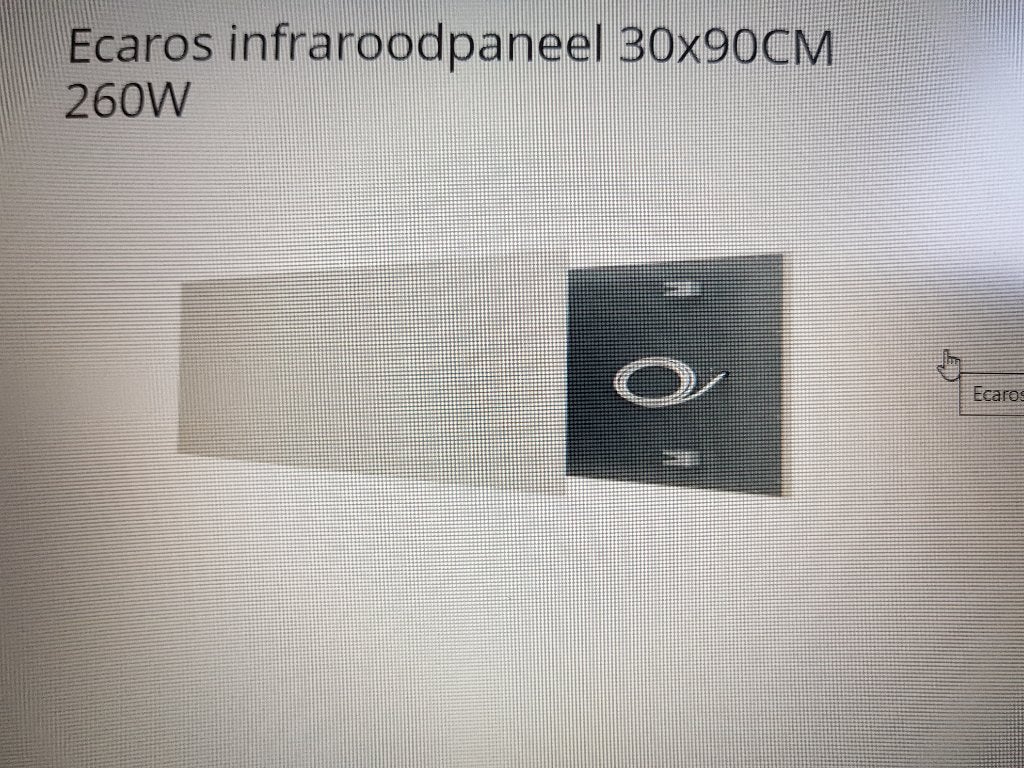 Verwarmingspaneel elektrisch, Ophalen, Radiator, Minder dan 60 cm, Zo goed als nieuw