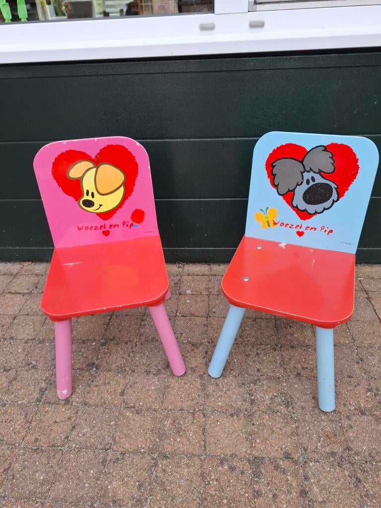 Woezel en Pip kinderstoeltjes (2 stuks), Ophalen