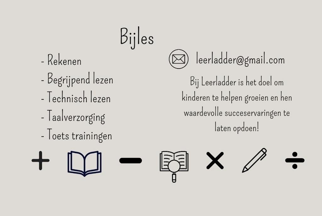 Bij(les)/huiswerkbegeleiding, Vacatures