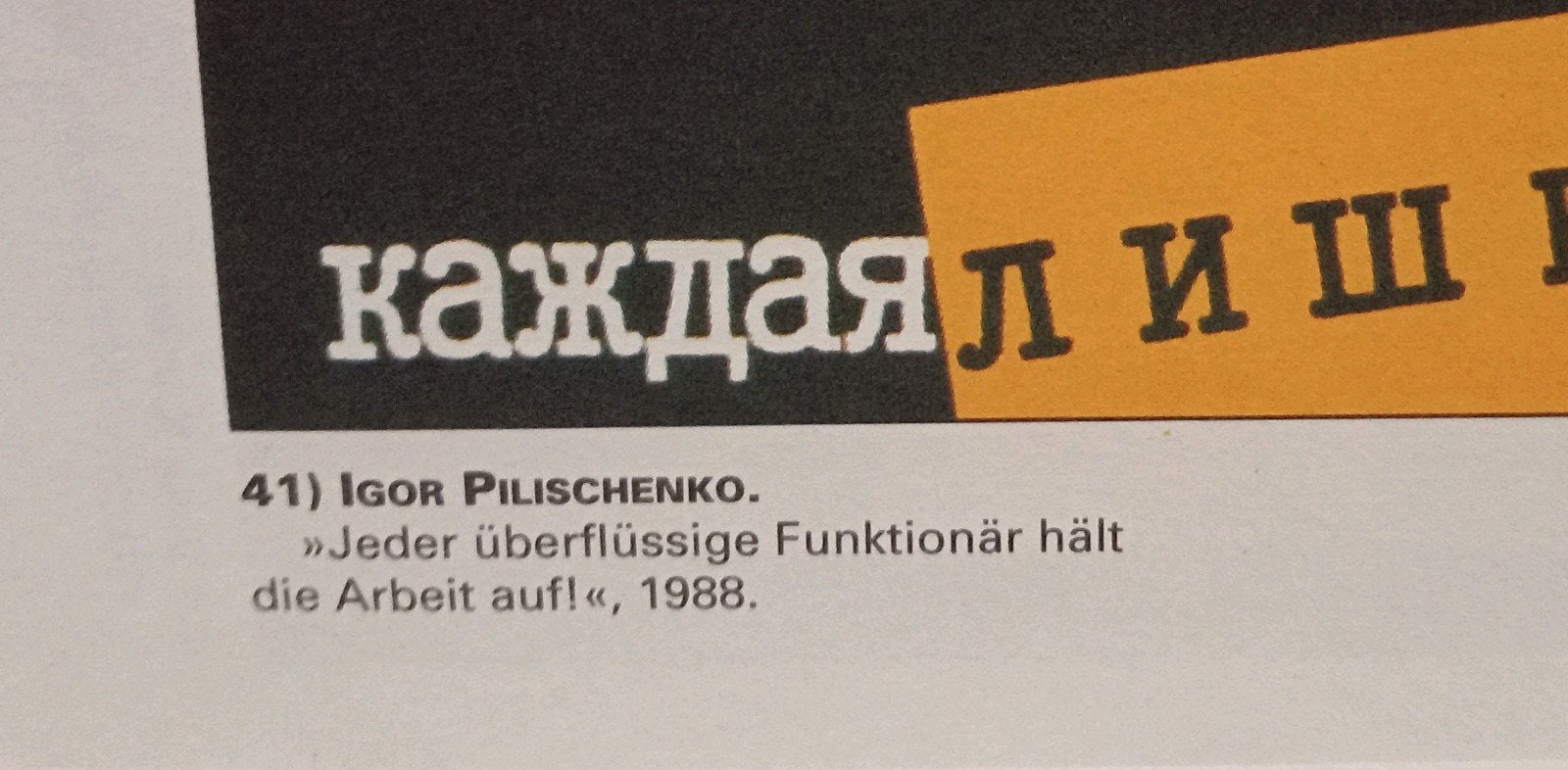 Affiche Rusland USSR Sovjet-Unie Perestroika 1988, Ophalen of Verzenden, Zo goed als nieuw