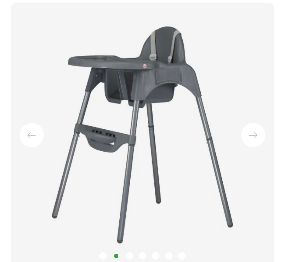 Puck Kinderstoel zwart- Comfortabel en Veilig, Kinderen en Baby's, Kinderstoelen, Ophalen, Gebruikt, Overige typen, Afneembaar eetblad