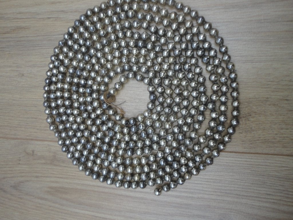 Mooie oude glazen kerstkralenketting 3.30 meter, Diversen, Ophalen of Verzenden, Gebruikt