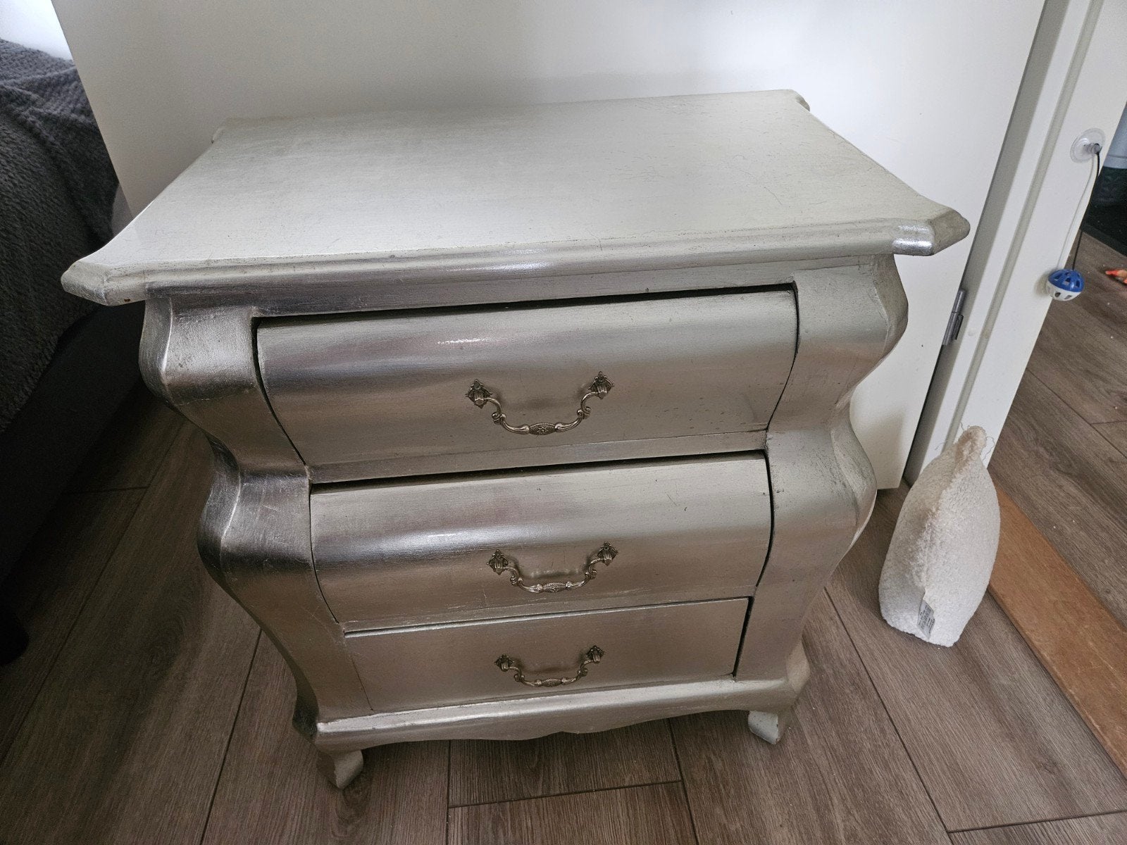 leuk zilveren buikkastje, Huis en Inrichting, Ophalen, Zo goed als nieuw, 45 tot 65 cm, 55 tot 70 cm