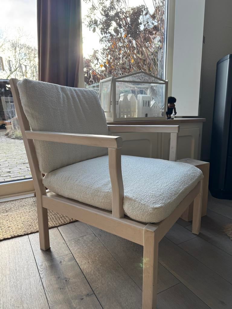 Stoel… Oude ikea model fauteuiltje, Huis en Inrichting, Fauteuils, Ophalen, Gebruikt, Minder dan 75 cm, Stof
