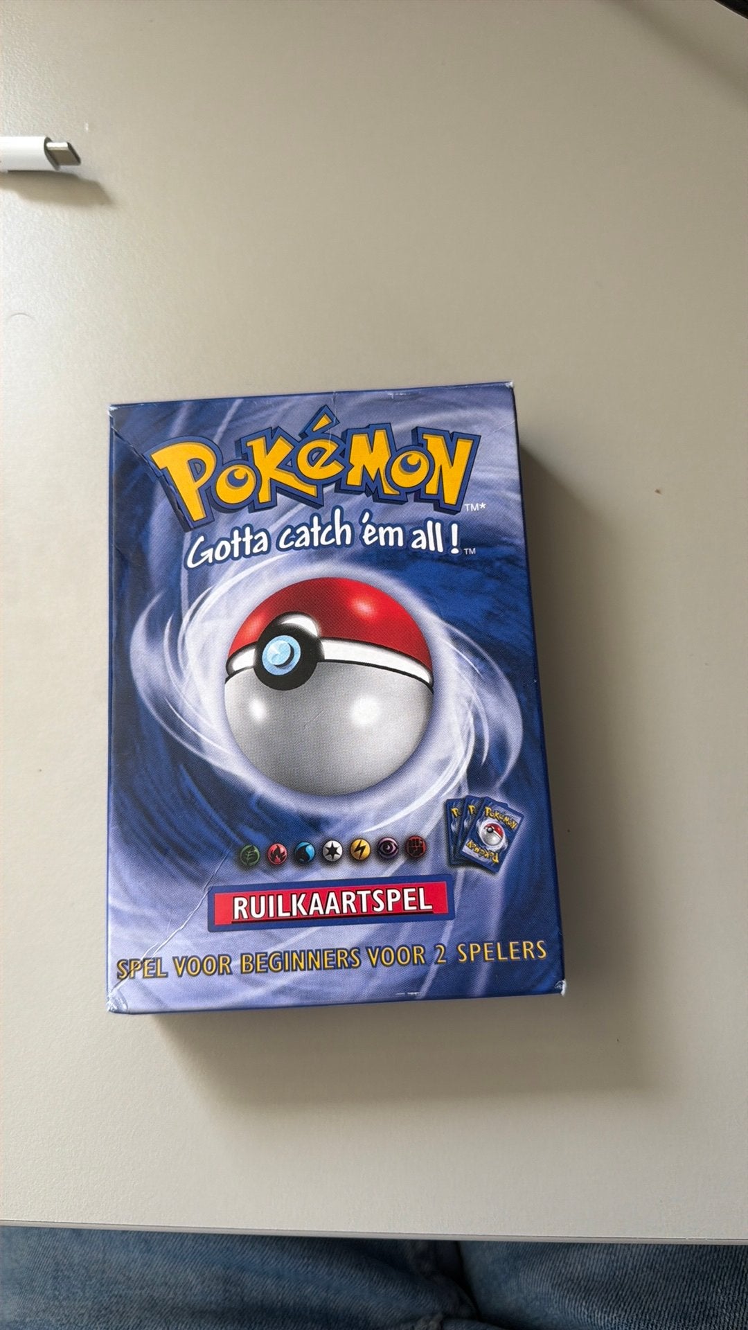 Sealed base set pokemon starterset voor 2 spelers uit 1999, Ophalen, Zo goed als nieuw