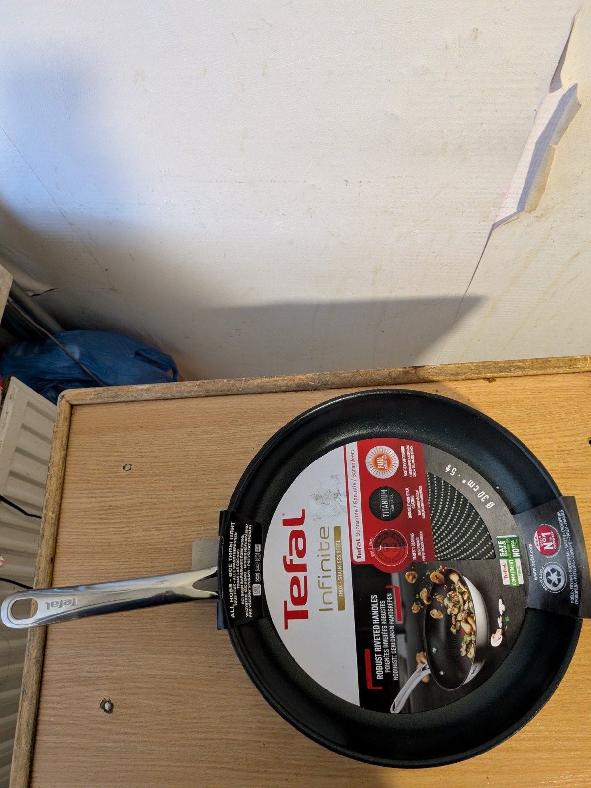 Tefal Infinite Koekenpan 30 cm - Alle warmtebronnen, Ophalen of Verzenden