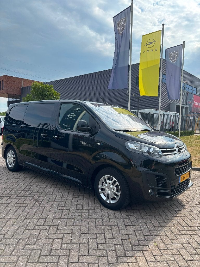 CITROËN JUMPY M Driver 2.0 BlueHDi 180 EAT8 3-zits 2022, Auto's, Bestelauto's, 4 cilinders, Citroën, Zwart, Particulier