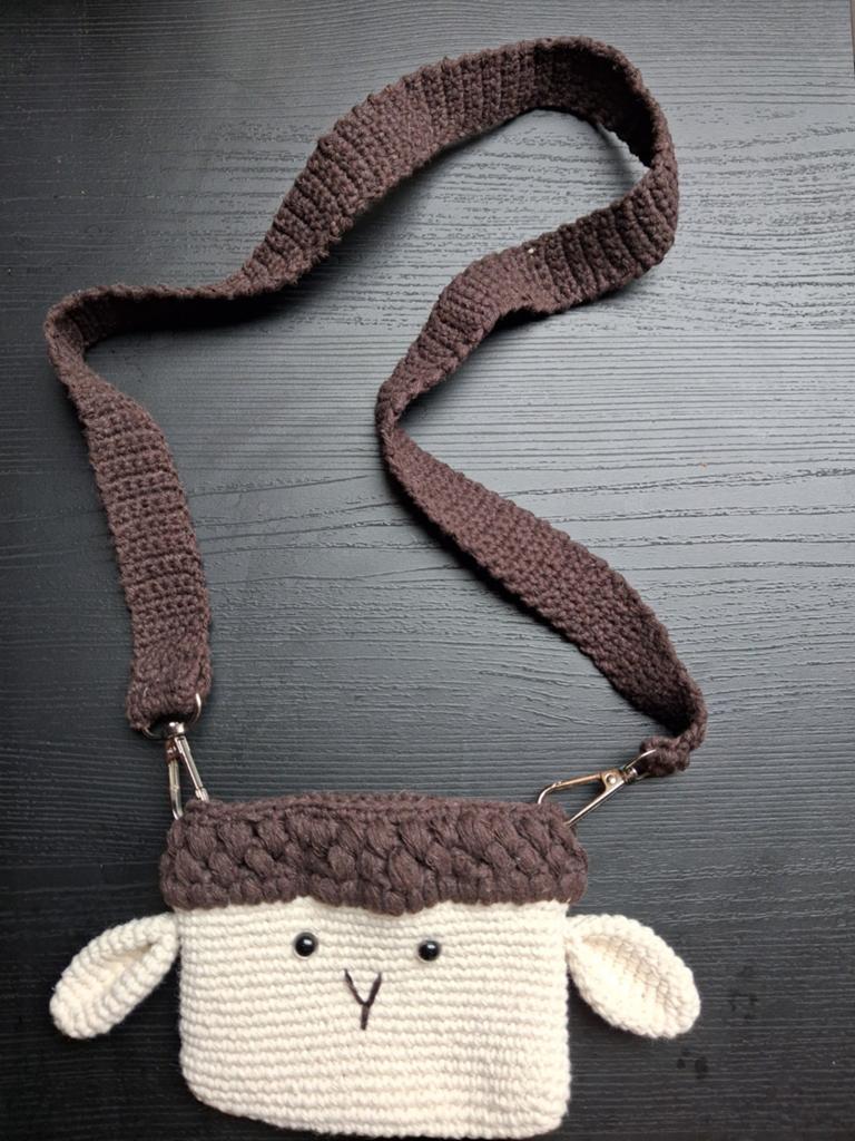 Nieuw handgemaakt kindertasje schaapje, Ophalen of Verzenden, Nieuw