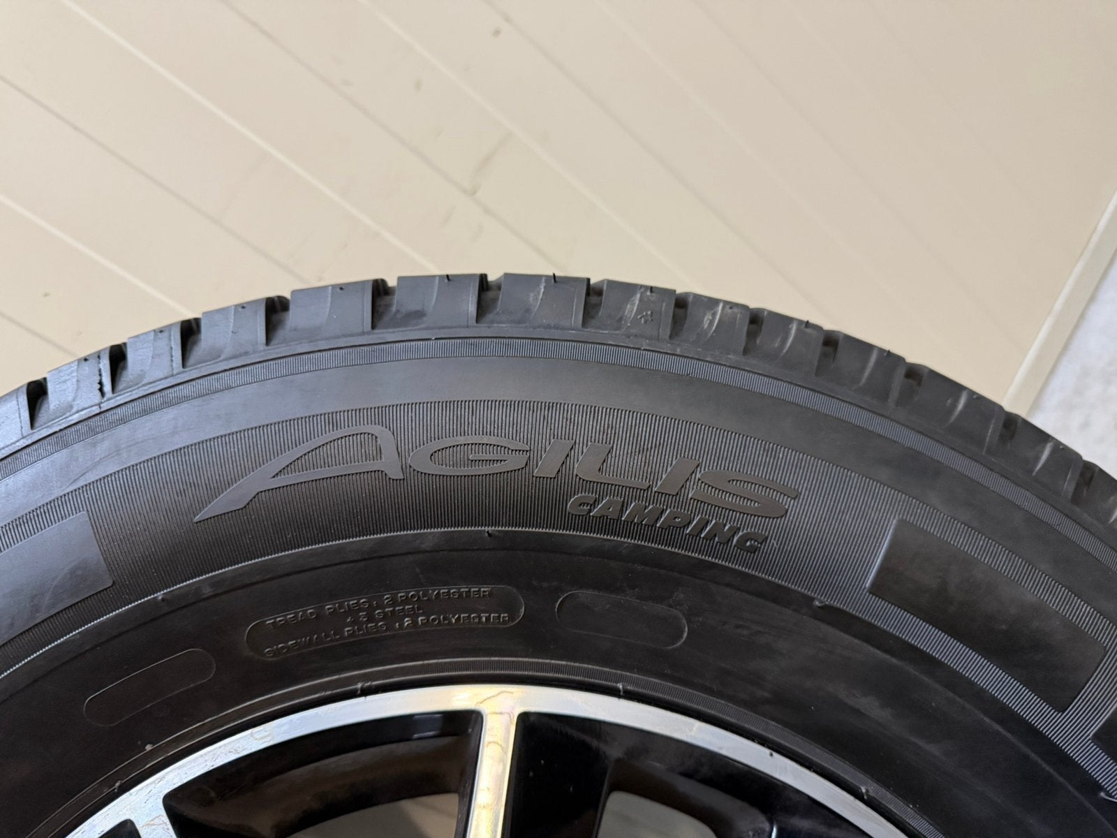 Fiat Ducato 5x118 light reservewiel Michelin Agilis 7,6mm, Caravans en Kamperen, Gebruikt, Ducato, Ophalen of Verzenden, **