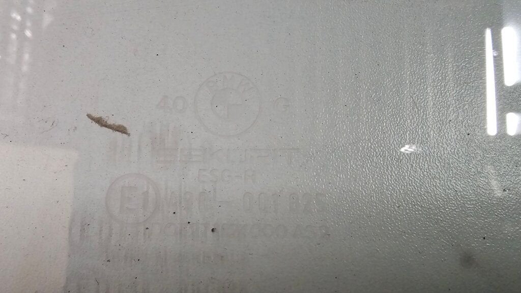 Zijruit raam groen rechts achter BMW E30 Touring vanaf 04/19, Auto-onderdelen, Gebruikt, -, Deur, -