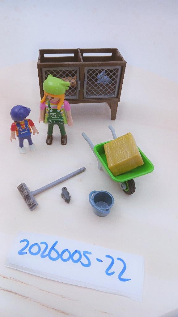 Playmobil Konijnenverzorging, Ophalen of Verzenden, Gebruikt, Los playmobil