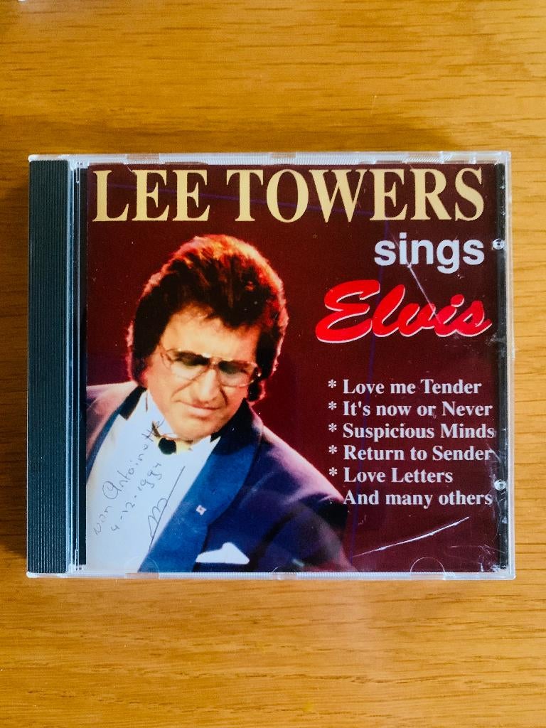 CD Lee Towers Sings Elvis, Ophalen of Verzenden, Zo goed als nieuw
