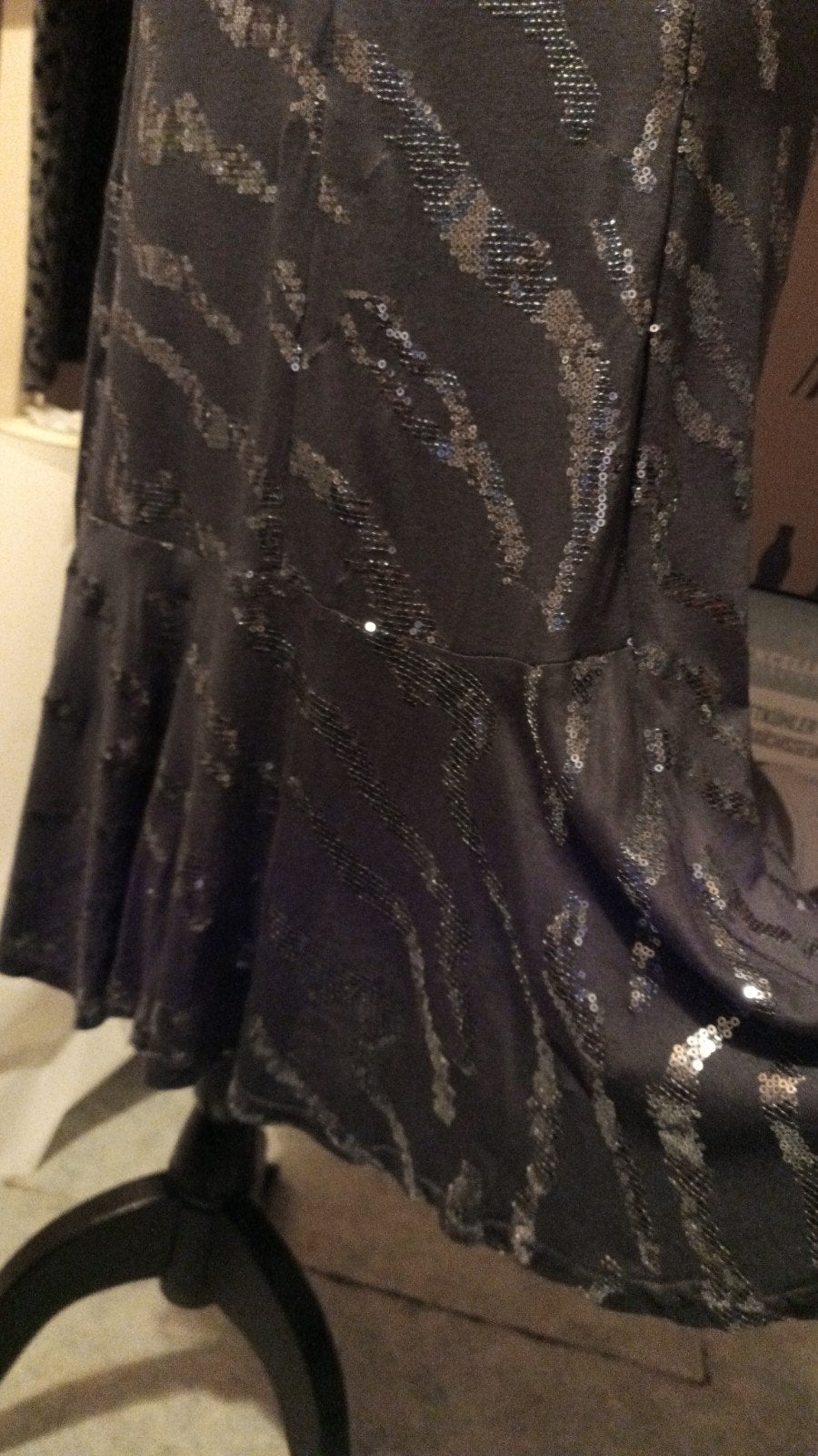 Zwarte rok met pailletten - Made in Holland, Kleding | Dames, Rokken, Maat 38/40 (M), Zwart, Ophalen of Verzenden, Made in Holland