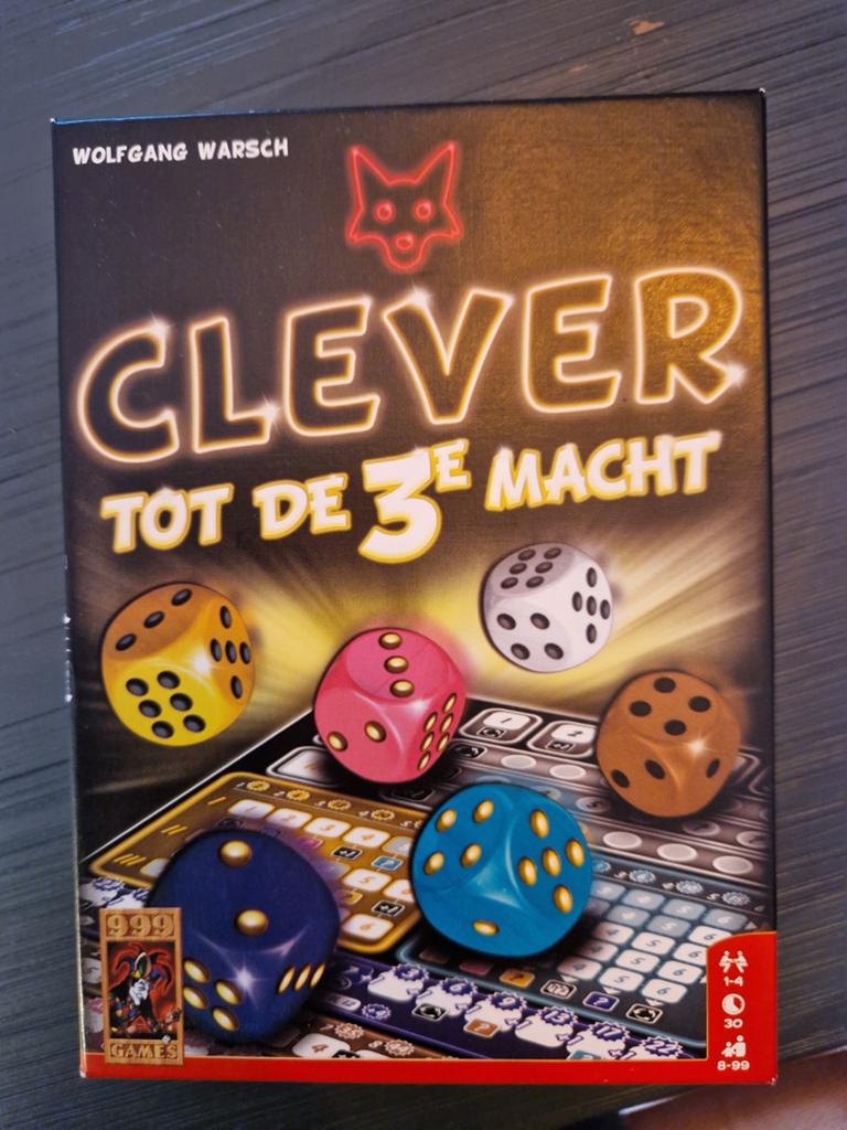 Clever Tot de 3e Macht dobbelspel, Een of twee spelers, Ophalen of Verzenden, Zo goed als nieuw, 999 Games