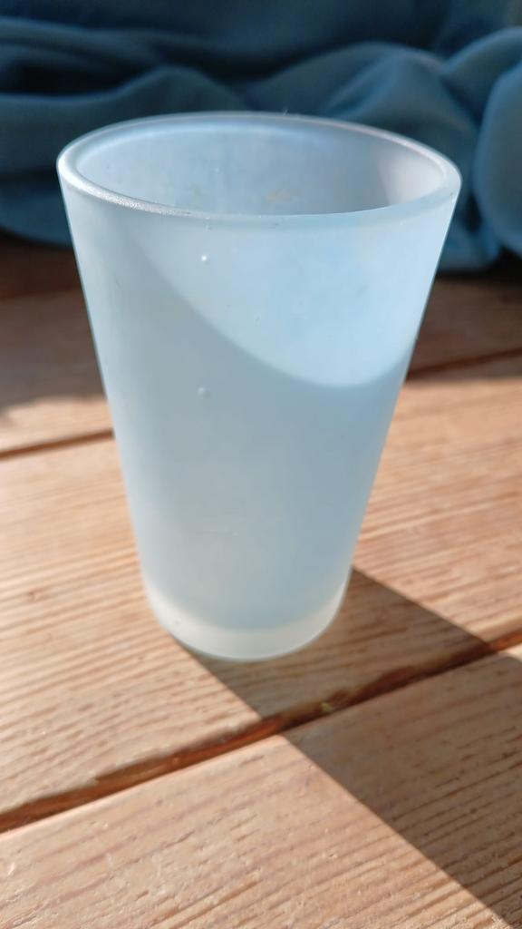 Frosted drinkglas, Ophalen of Verzenden, Zo goed als nieuw
