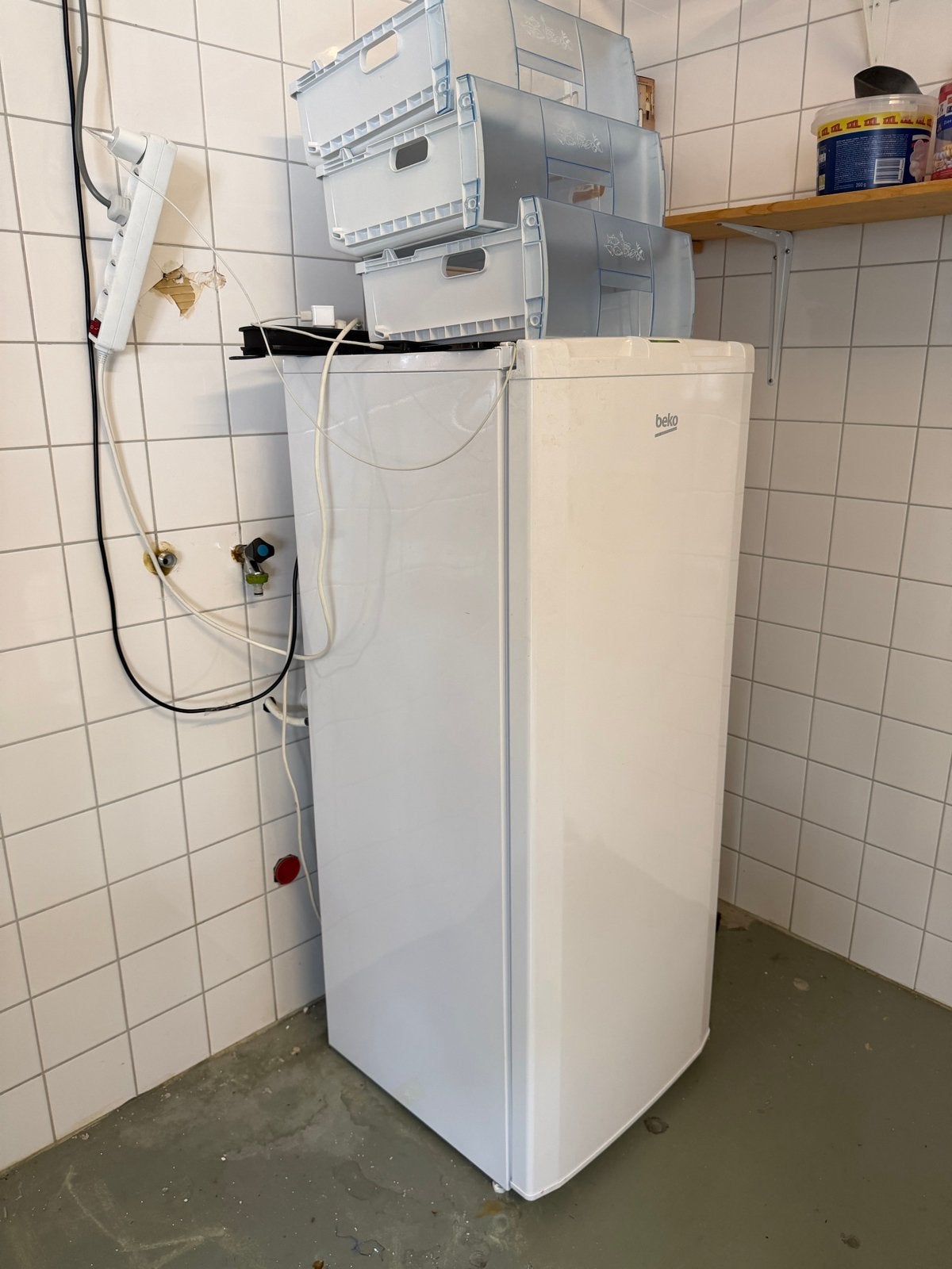 Beko Vriezer - Vrieskast, Witgoed en Apparatuur, Vriezers en Diepvrieskisten, Gebruikt, Minder dan 60 cm, 140 tot 160 cm, Vrijstaand