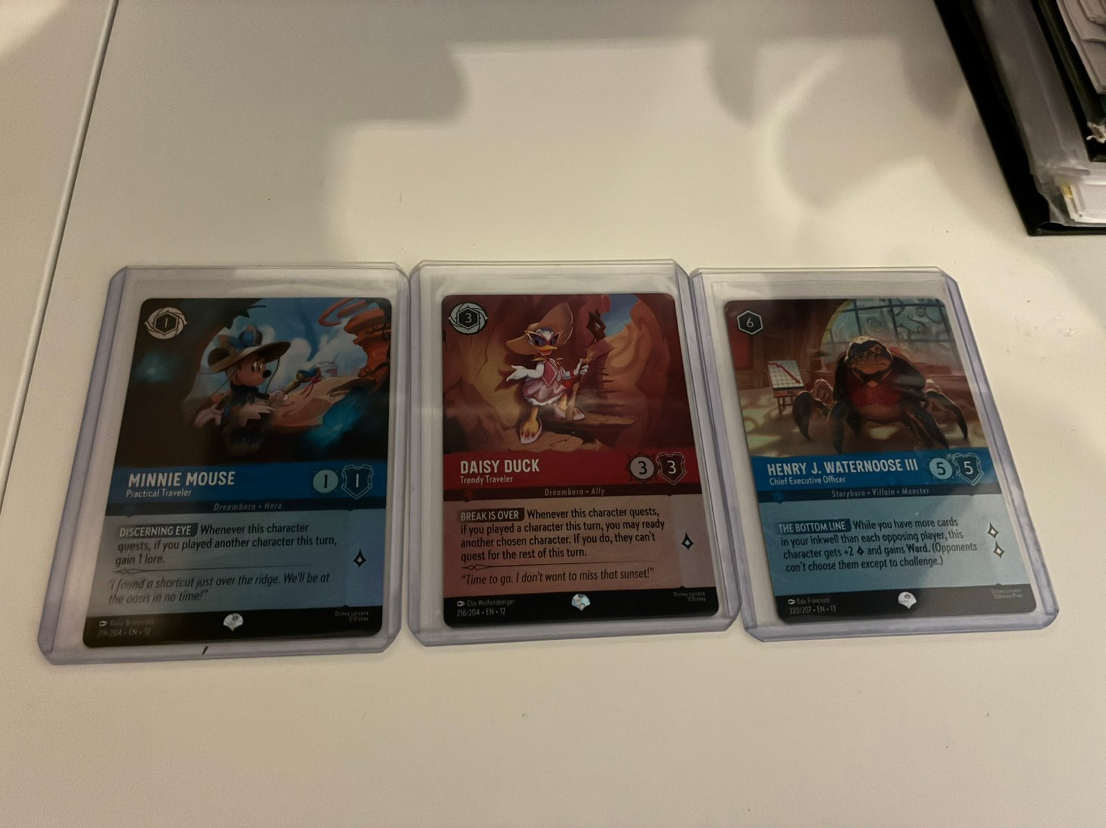 Lorcana epic kaarten, Ophalen of Verzenden, Overige figuren, Zo goed als nieuw, Plaatje of Poster