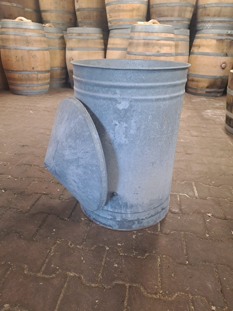 Te koop mooie zinken decoratieve bakken, Ophalen, Rond, Overige materialen, 30 tot 60 cm