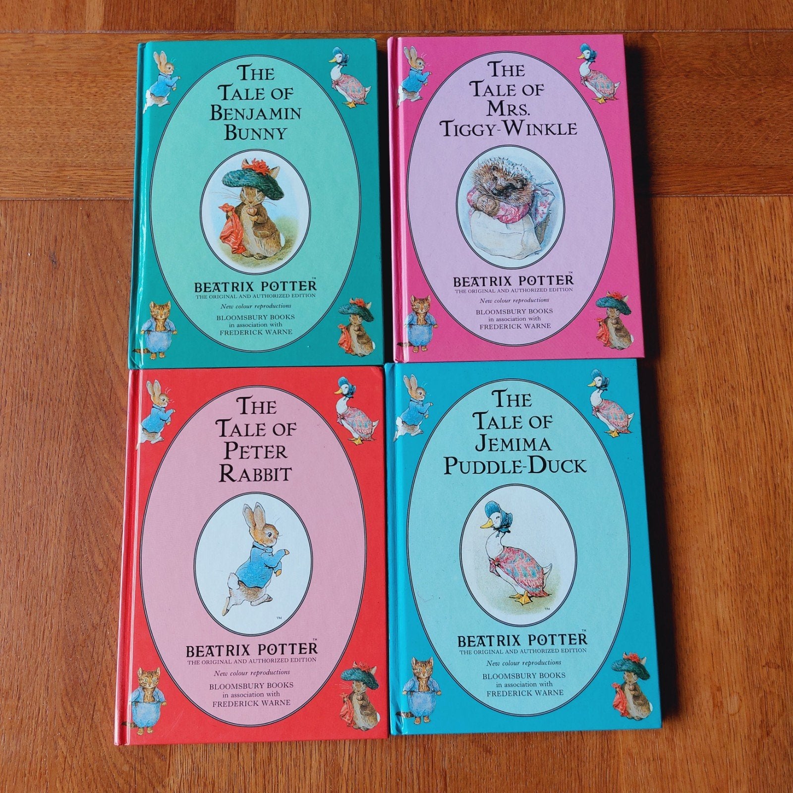 Beatrix Potter Verzameling: 4 Engelstalige Boekjes, Ophalen of Verzenden, Gelezen, Beatrix Potter